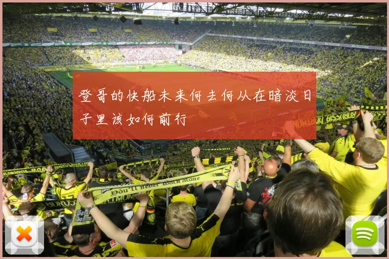 登哥的快船未来何去何从在暗淡日子里该如何前行